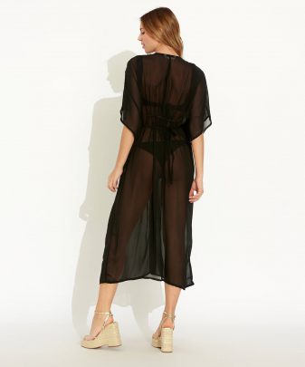 long kaftan Black