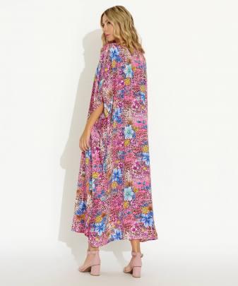 long kaftan Pink