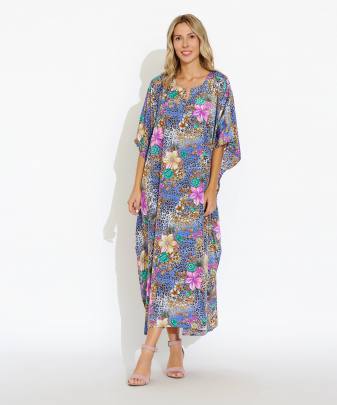 long kaftan purple