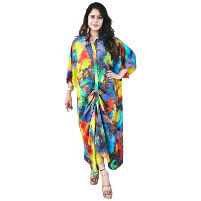 Stylish Multicolor Kaftan Free Size