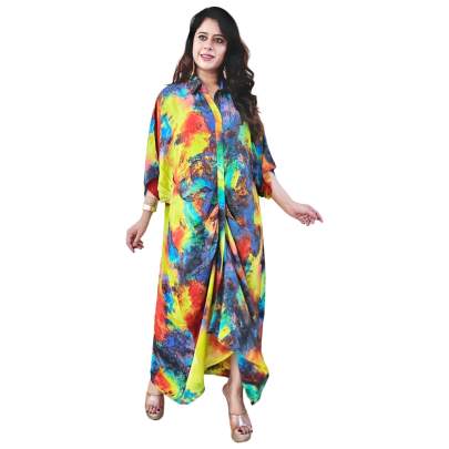 Stylish Multicolor Kaftan Free Size