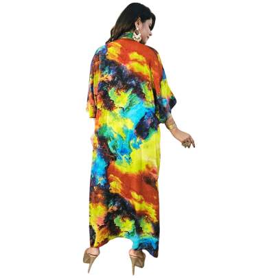 Stylish Multicolor Kaftan Free Size