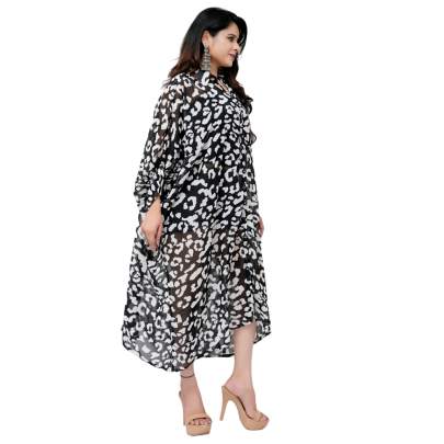 Animal Print Kaftan Shirt