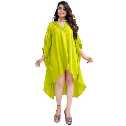 Asymmetric Kaftan Dress