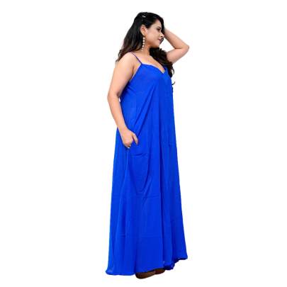 Blue Long Maxi Dress