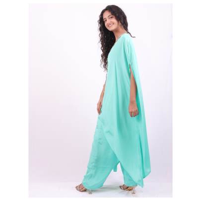 Designer asymmetric Kaftan Pant Set