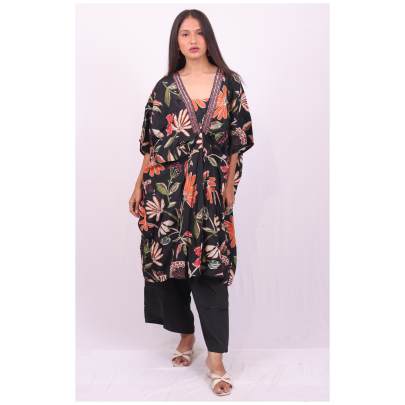 Embellished Festive Kaftan with Pant