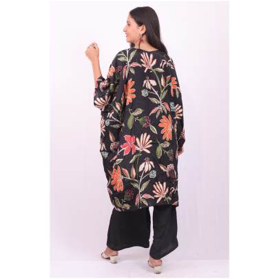 Embellished Festive Kaftan with Pant