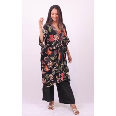 Embellished Festive Kaftan with Pant