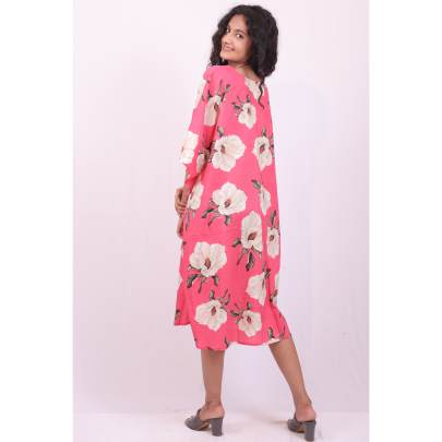 Floral Cotton Kaftan