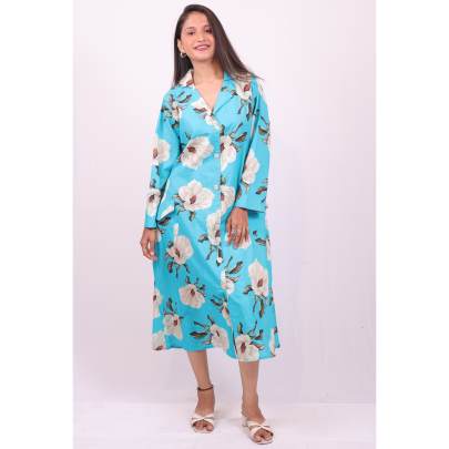 Floral Printed A Line Dress