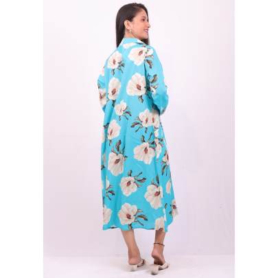 Floral Printed A Line Dress