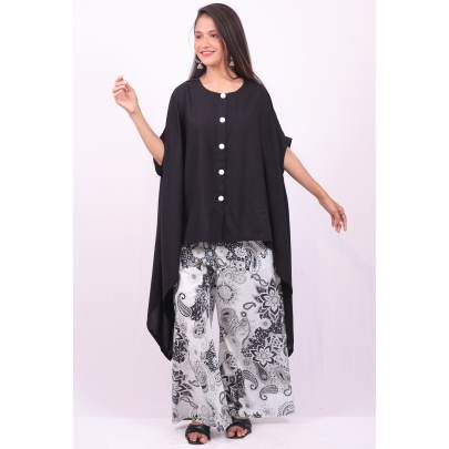Flowy Kaftan Wide Leg Pants Co-ord Set
