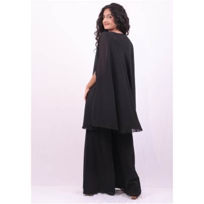 Georgette Handwork Designer Kaftan with Pant