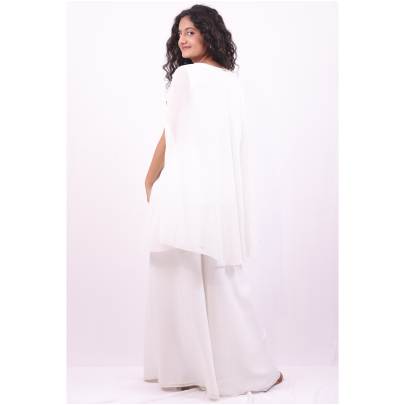 Georgette Handwork Designer Kaftan with Pant