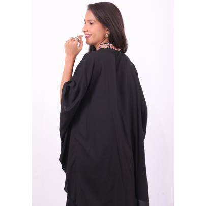 Rayon Kaftan with Pant Embroidered Neck