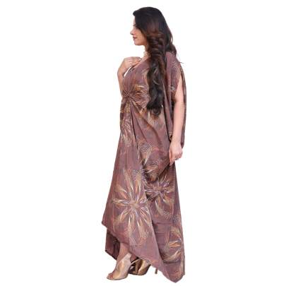 Sparkling Print long Kaftan Dress