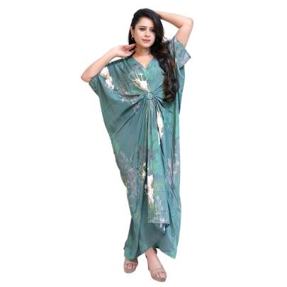 Stylish Ring Kaftan Green