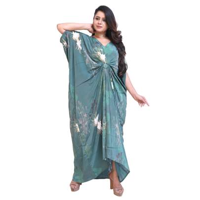 Stylish Ring Kaftan Green