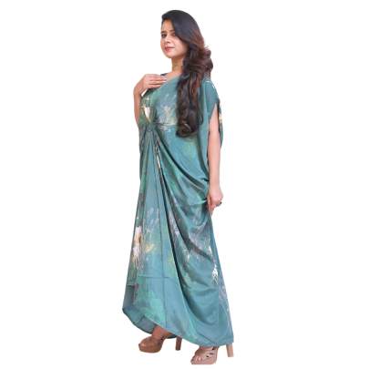 Stylish Ring Kaftan Green