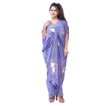 Stylish Ring Kaftan Purple