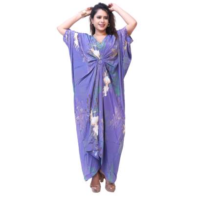 Stylish Ring Kaftan Purple