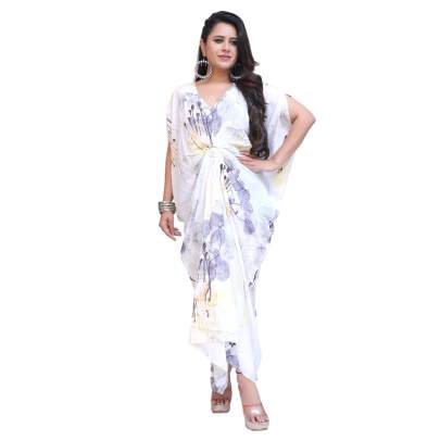 Stylish Ring Kaftan White