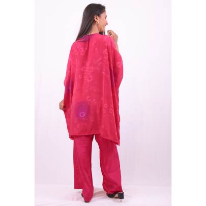 Tie Dye Handwork Kaftan with Pant