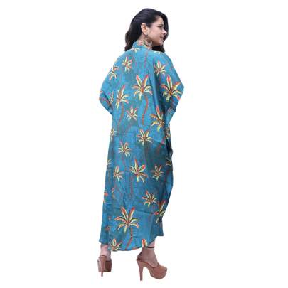 Tropical Bliss Collar Kaftan